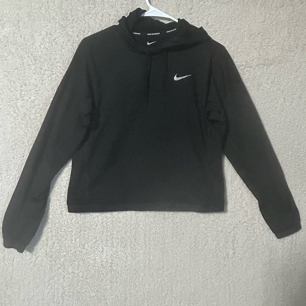 Nike Women’s Therma-Fit Pacer Hoodie Black Pullover Training Small Outdoor